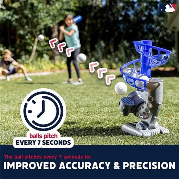 Sports MLB Kids Electronic Baseball Pitching Machine - Automatic Youth Pitching